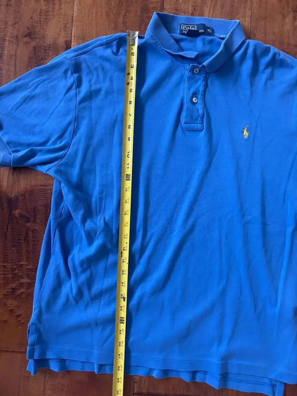 Polo Ralph Lauren Men's Blue Short Sleeve Cotton Polo Shirt Size XL